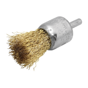 abrasive brush end brush