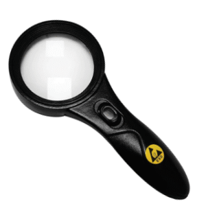 dispensing magnifying magnifying glass