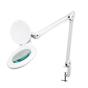dispensing magnifying magnifying lamp clamp
