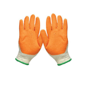 gloves cotton pu coated