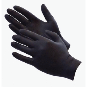 gloves nitrile glove black 9 inch