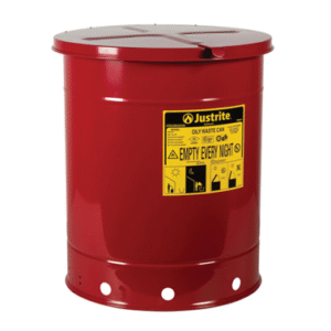safety spills oil waste can