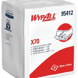 wiper wypall x70 wiper quarter fold
